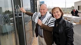 שרה ומוטי טפרברג, צילום: רפי דלויה